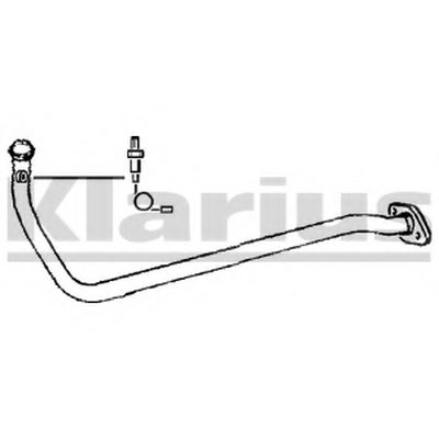Труба выхлопного газа KLARIUS купить