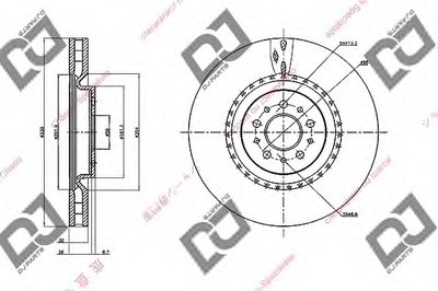 Тормозной диск DJ PARTS купить