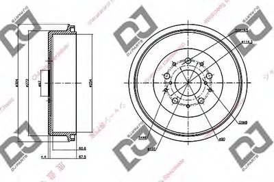 Тормозной барабан DJ PARTS купить