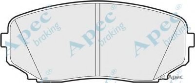 Комплект тормозных колодок, дисковый тормоз APEC braking купить