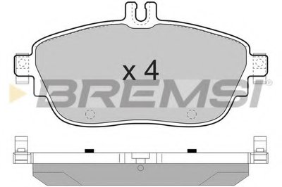 Комплект тормозных колодок, дисковый тормоз BREMSI купить