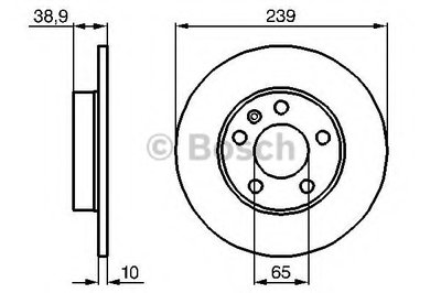 Тормозной диск BOSCH купить