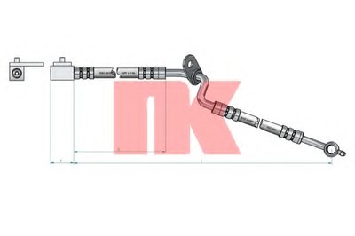 Тормозной шланг NK купить