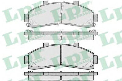 Комплект тормозных колодок, дисковый тормоз LPR купить