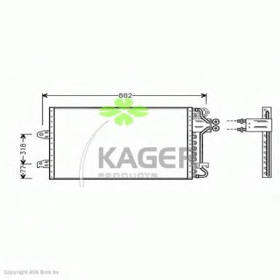 Конденсатор, кондиционер KAGER купить