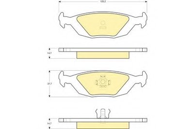 Комплект тормозных колодок, дисковый тормоз GIRLING купить