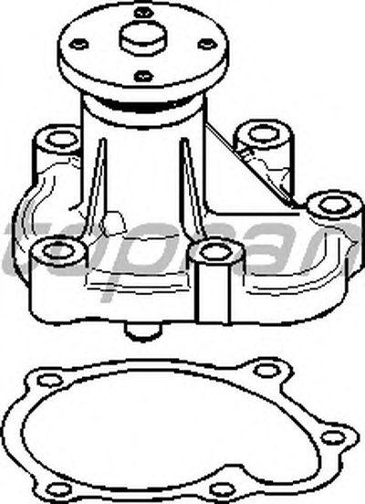 Водяной насос TOPRAN купить