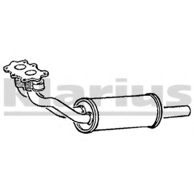 Предглушитель выхлопных газов KLARIUS купить