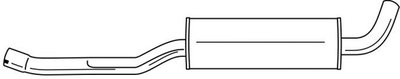 Средний глушитель выхлопных газов SIGAM купить