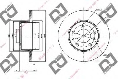 Тормозной диск DJ PARTS купить