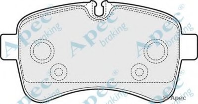 Комплект тормозных колодок, дисковый тормоз APEC braking купить