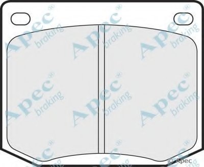 Комплект тормозных колодок, дисковый тормоз APEC braking купить