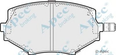 Комплект тормозных колодок, дисковый тормоз APEC braking купить