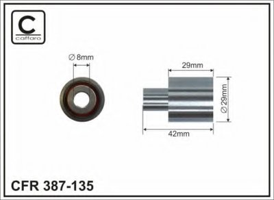 Паразитный / Ведущий ролик, зубчатый ремень CAFFARO купить