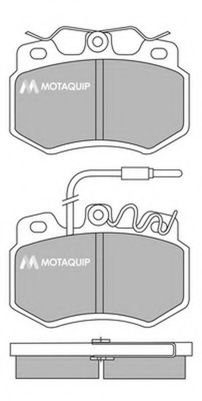 Комплект тормозных колодок, дисковый тормоз MOTAQUIP купить
