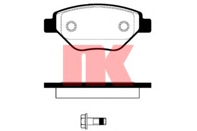Комплект тормозных колодок, дисковый тормоз NK купить