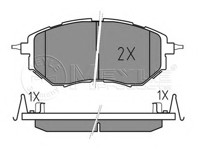Колодки тормозные (передние) Subaru Legacy IV 2.0-3.0 03-09
