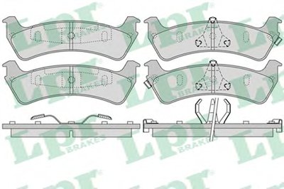 Комплект тормозных колодок, дисковый тормоз LPR купить