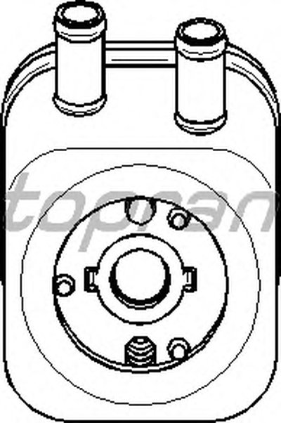 масляный радиатор, двигательное масло TOPRAN купить