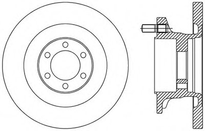 Тормозной диск ADAPTIVE OPEN PARTS купить