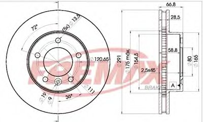 Тормозной диск Premium Carbon + FREMAX купить