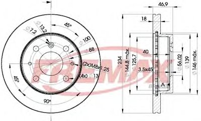 Тормозной диск Premium Carbon + FREMAX купить