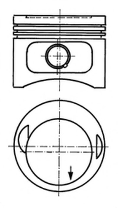 Поршень KOLBENSCHMIDT купить