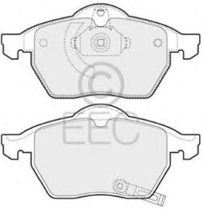 Комплект тормозных колодок, дисковый тормоз EEC купить
