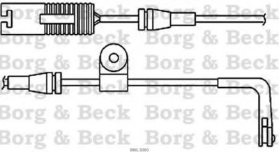 Сигнализатор, износ тормозных колодок BORG & BECK купить