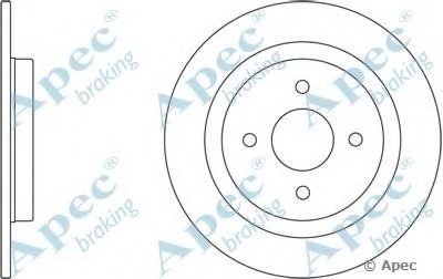 Тормозной диск APEC braking купить