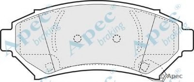 Комплект тормозных колодок, дисковый тормоз APEC braking купить