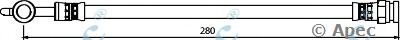 Тормозной шланг APEC braking купить
