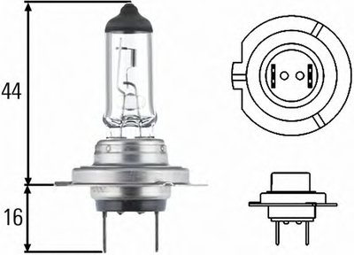 Лампа накаливания, фара дальнего света; Лампа накаливания, основная фара; Лампа накаливания, противотуманная фара; Лампа накаливания; Лампа накаливания, основная фара; Лампа накаливания, противотуманная фара; Лампа накаливания, фара с авт. системой стабилизации; Лампа накаливания, фара дневного освещения HELLA Придбати