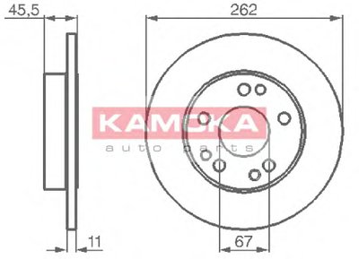 Тормозной диск KAMOKA KAMOKA купить