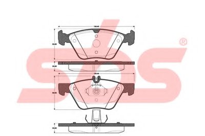 Комплект тормозных колодок, дисковый тормоз sbs купить