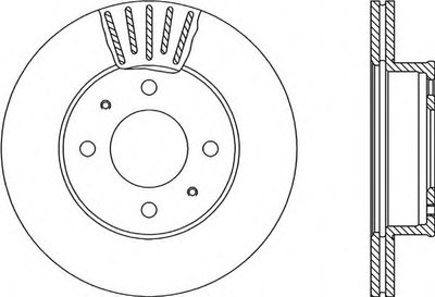 Тормозной диск ADAPTIVE OPEN PARTS купить