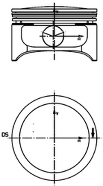Поршень KOLBENSCHMIDT купить