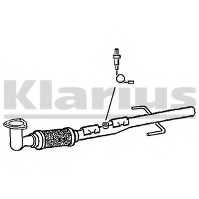 Труба выхлопного газа KLARIUS купить