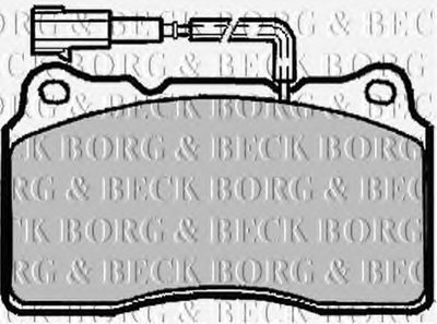 Комплект тормозных колодок, дисковый тормоз BORG & BECK купить