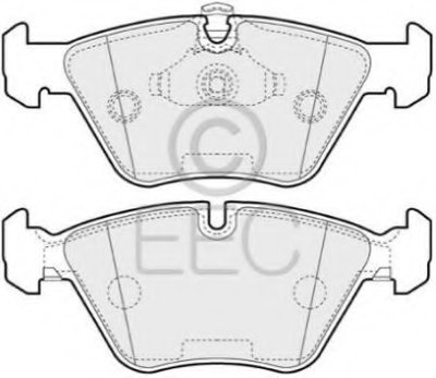 Комплект тормозных колодок, дисковый тормоз EEC купить