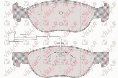 Комплект тормозных колодок, дисковый тормоз VILLAR купить