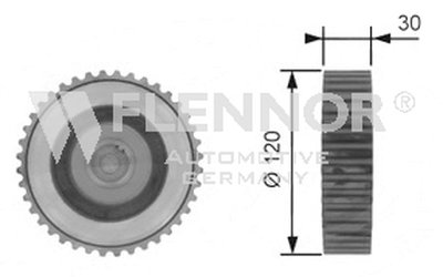 Паразитный / Ведущий ролик, зубчатый ремень FLENNOR купить
