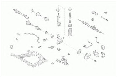Рулевое управление; Подвеска колеса ZF Parts купить