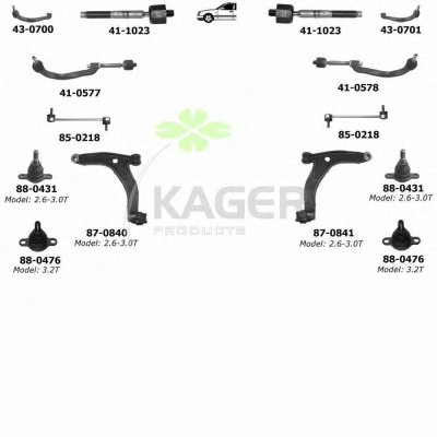 Подвеска колеса KAGER купить