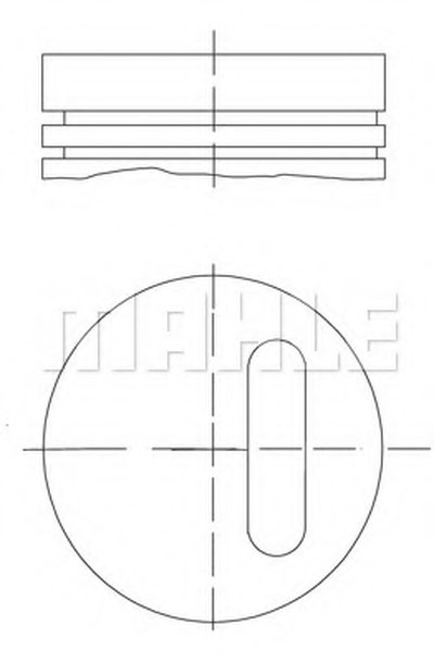 Поршень MAHLE ORIGINAL купить