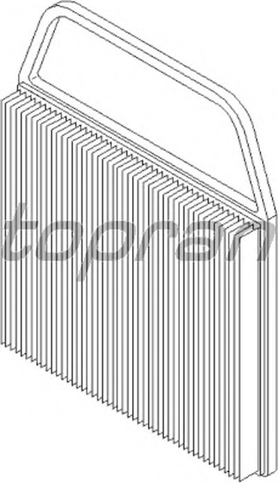Воздушный фильтр TOPRAN купить