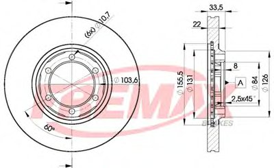 Тормозной диск Premium Carbon + FREMAX купить