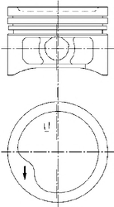 Поршень KOLBENSCHMIDT купить