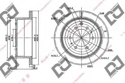 Тормозной диск DJ PARTS купить