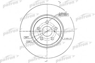 Тормозной диск PATRON купить